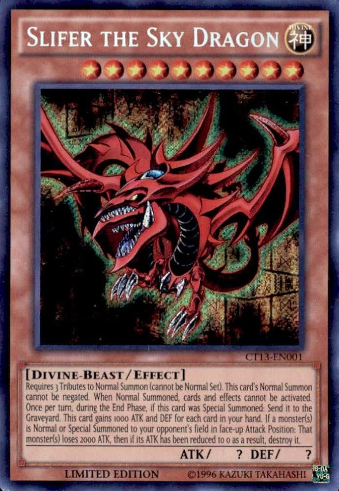 Amazon.co.jp: Yu-Gi-Oh! - Slifer the Sky Dragon (CT13-EN001